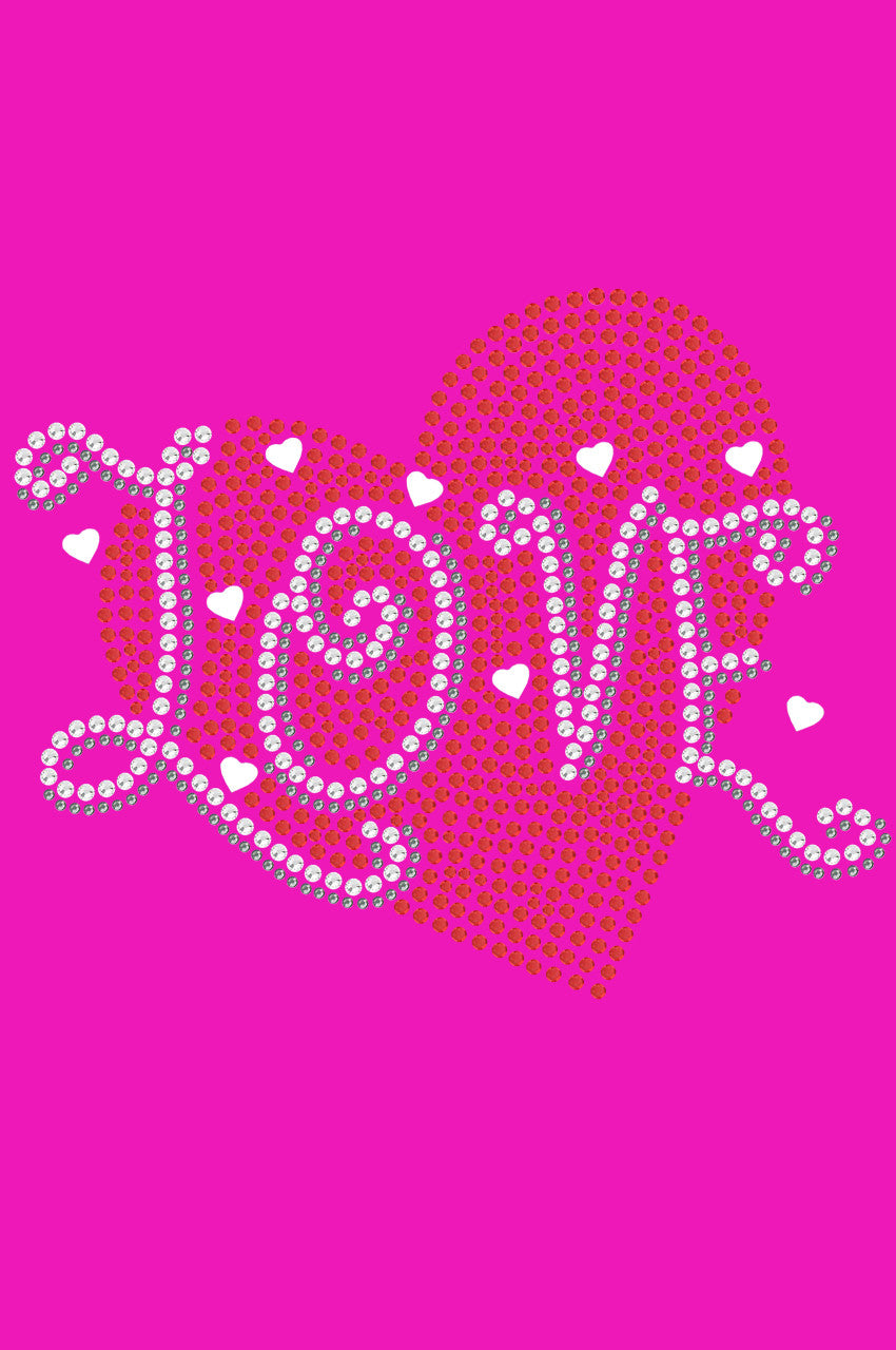 Love Red Heart - Women's T-shirt