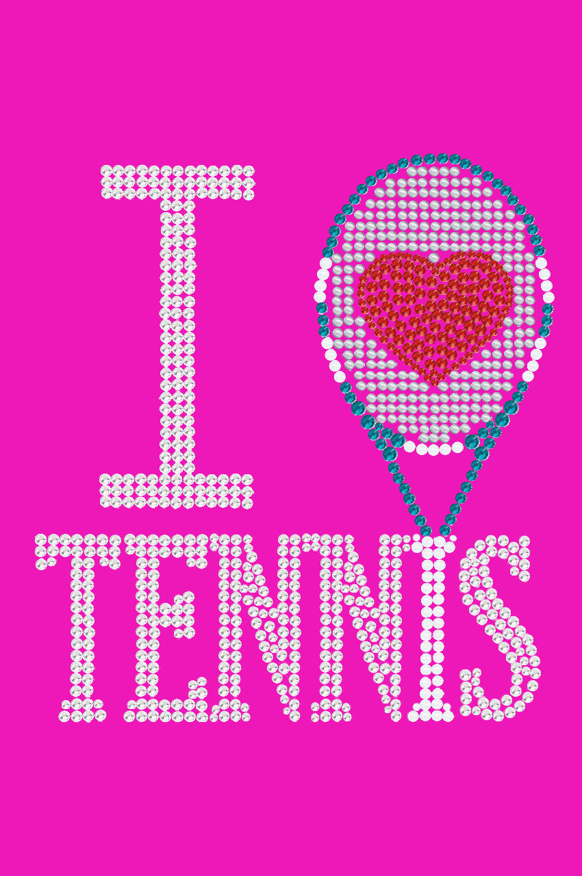 I Love Tennis - Womens Tee