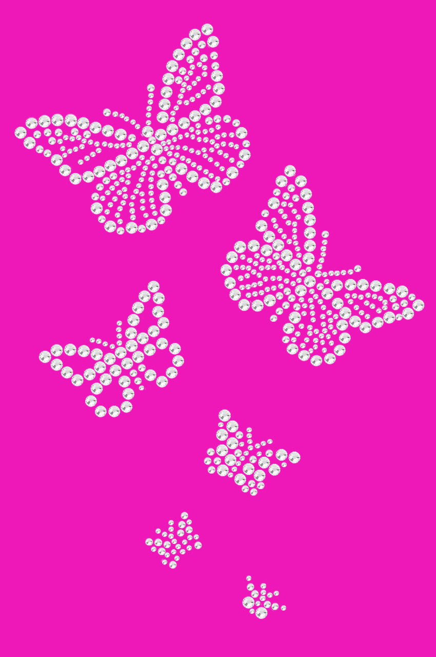 Rhinestone Butterflies - Womens T-shirt