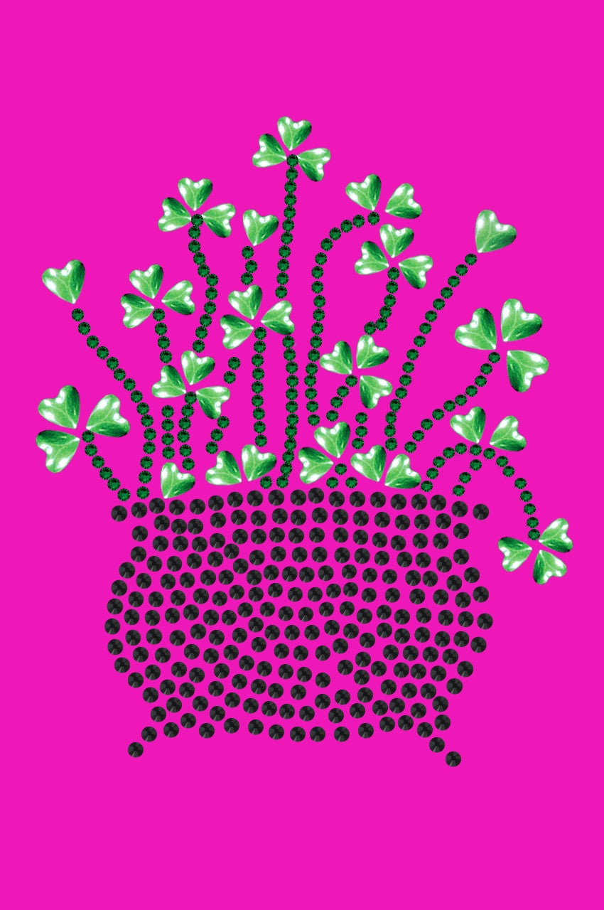 Pot of Shamrocks - Womens T-shirt