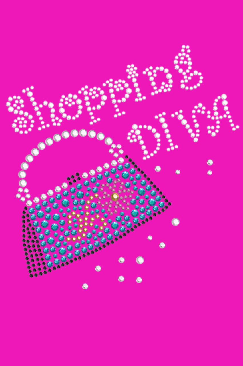 Shopping Diva & Handbag - Bandanna