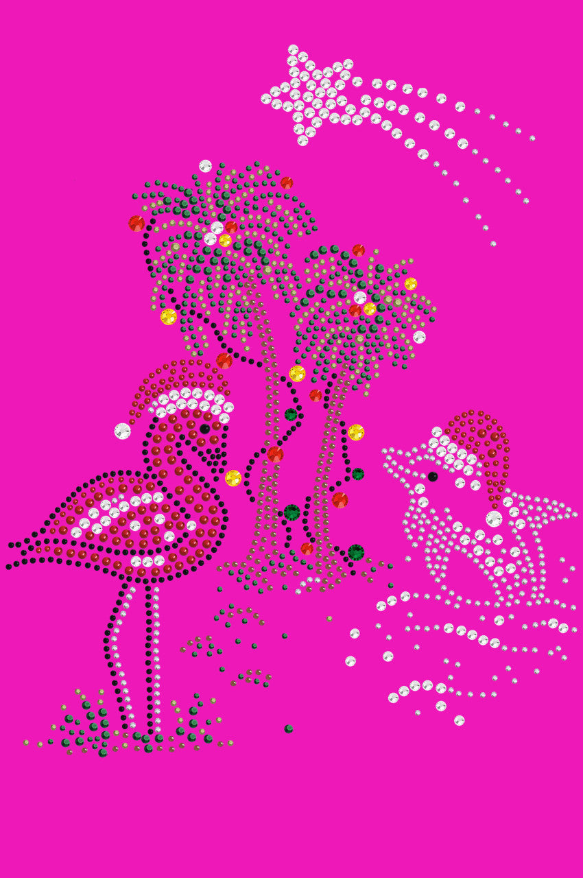 Tropical Christmas - Womens T-shirt