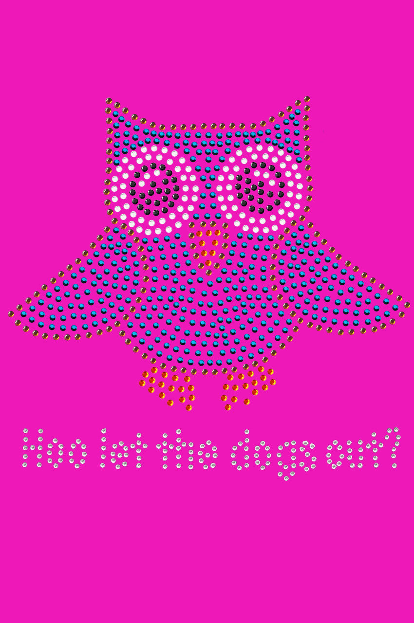 Blue Owl with Hoo Let the Dogs Out? - Custom Tutu