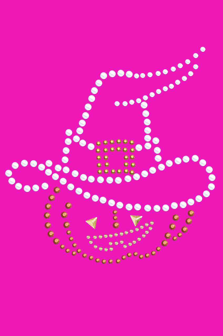 Pumpkin with Witch Hat Bandanna