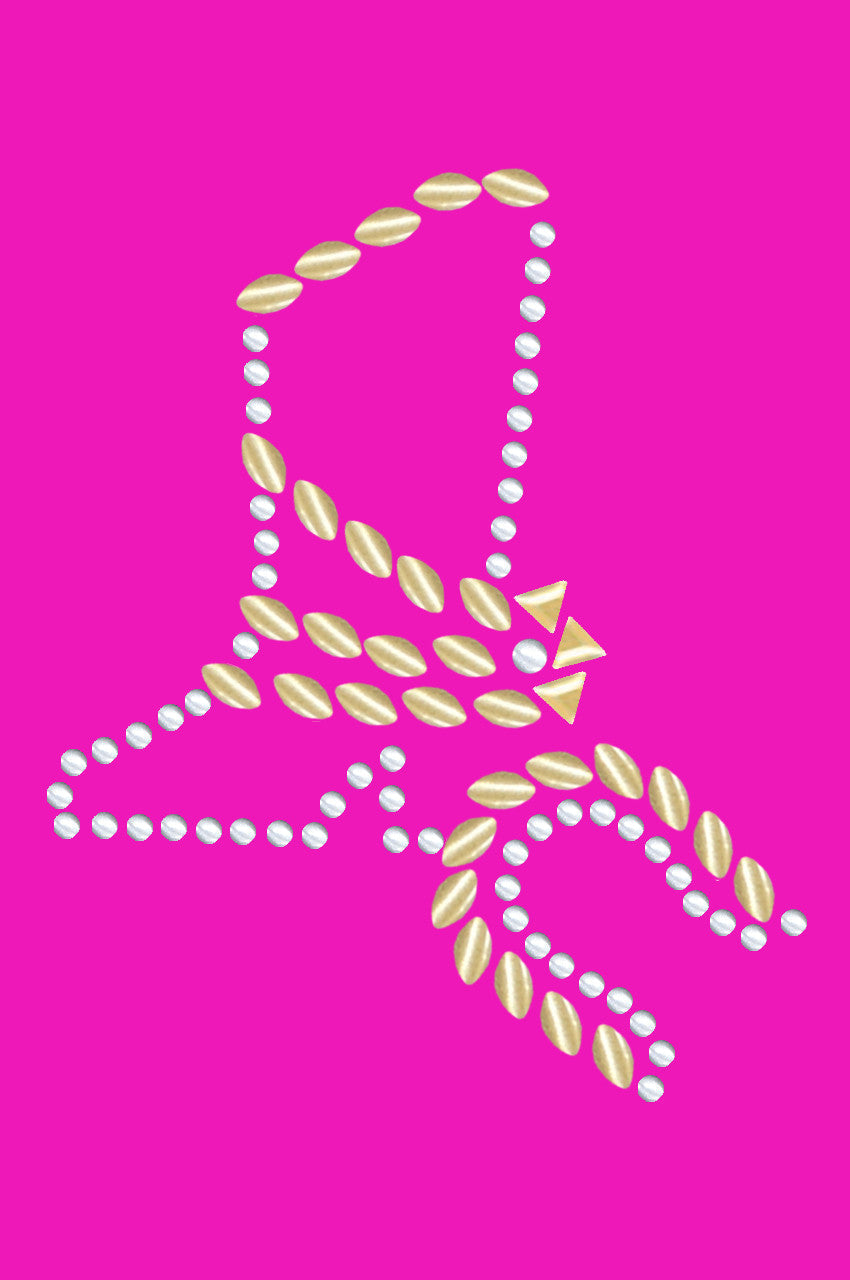Boot (Gold & Silver) - Womens T-shirt