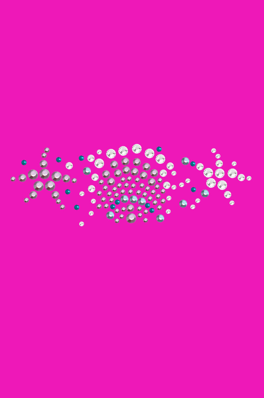 Sea Shells (Small Rhinestone) - Womens T-shirt