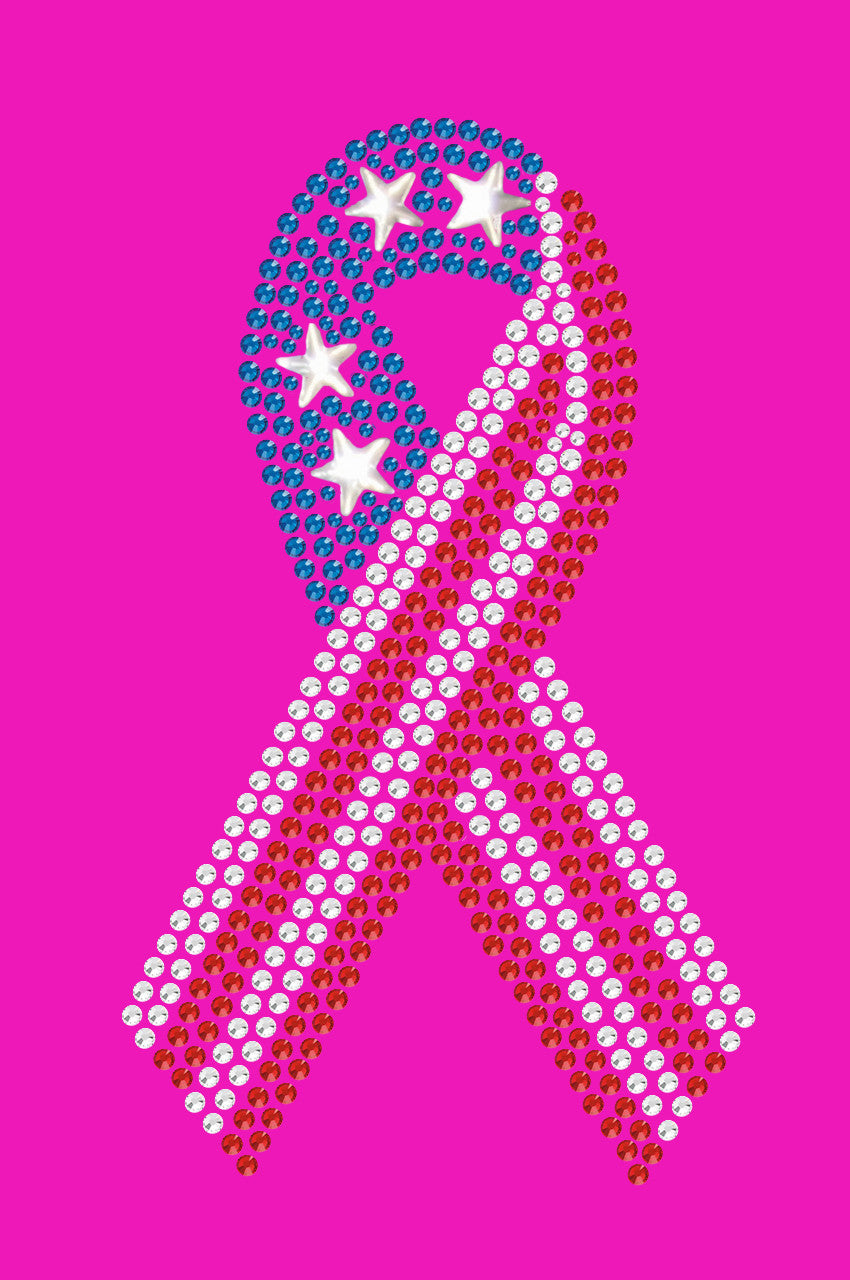 Ribbon (Red, White, & Blue) - Women's T-shirt