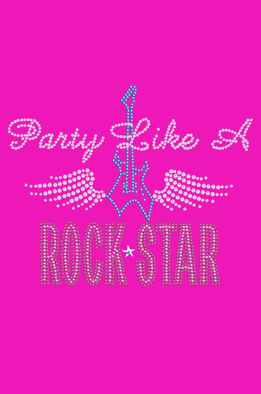 Party Like a Rock Star - Womens T-shirt