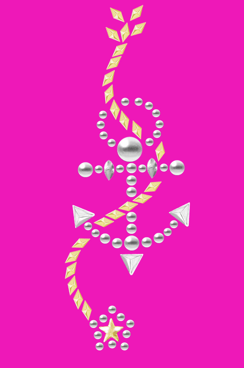 Anchor with Rope (Nailhead) - Womens T-shirt