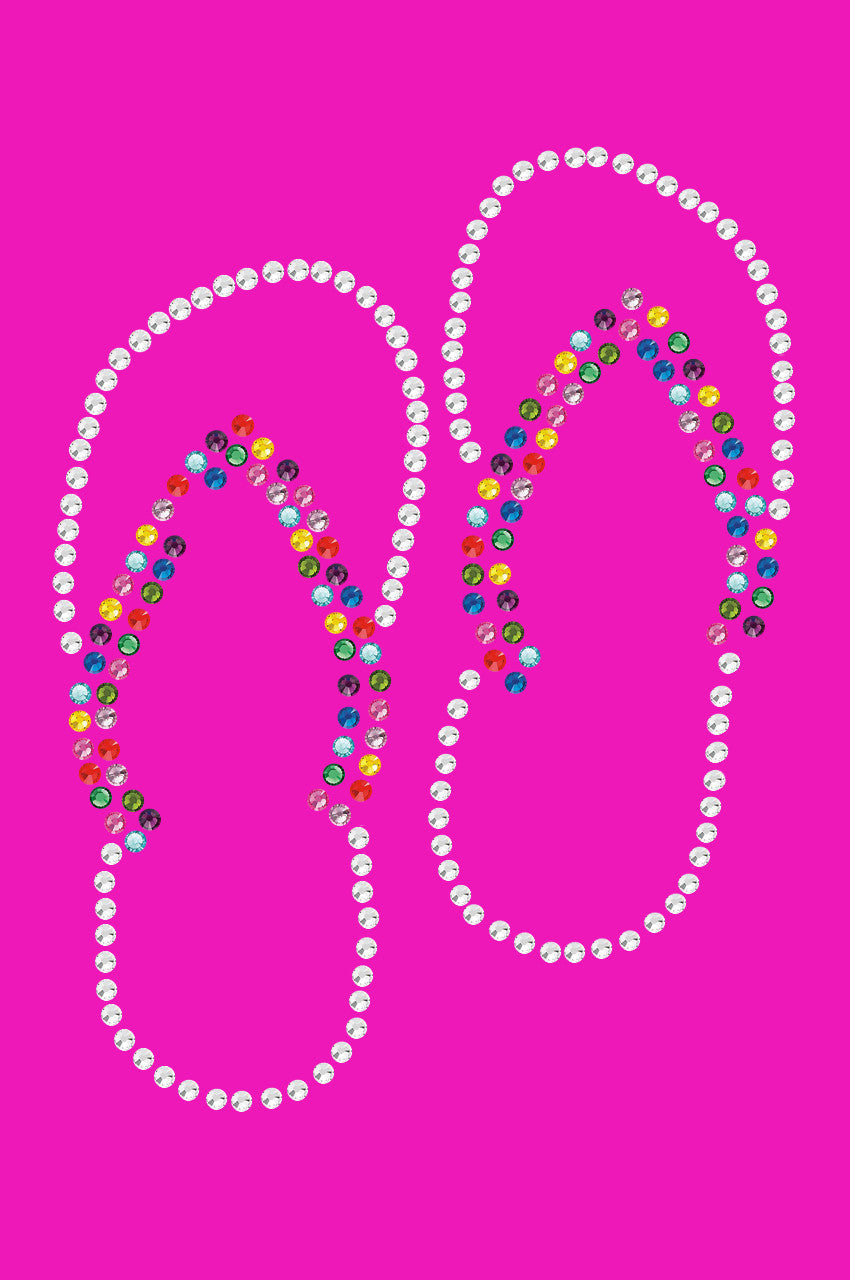 Flip Flops (Rhinestone) - Women's T-shirt