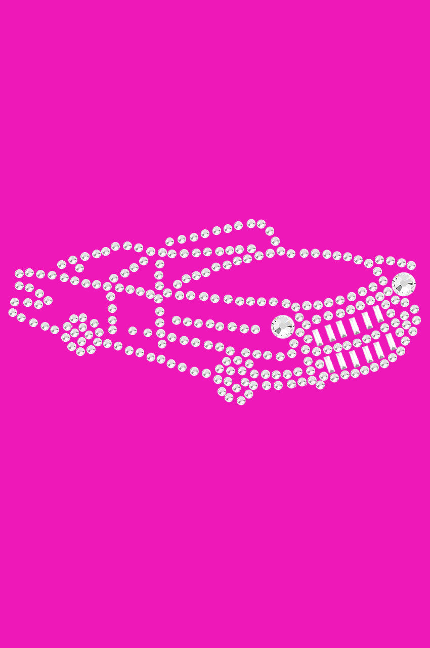 Rhinestone Convertible - Womens T-shirt