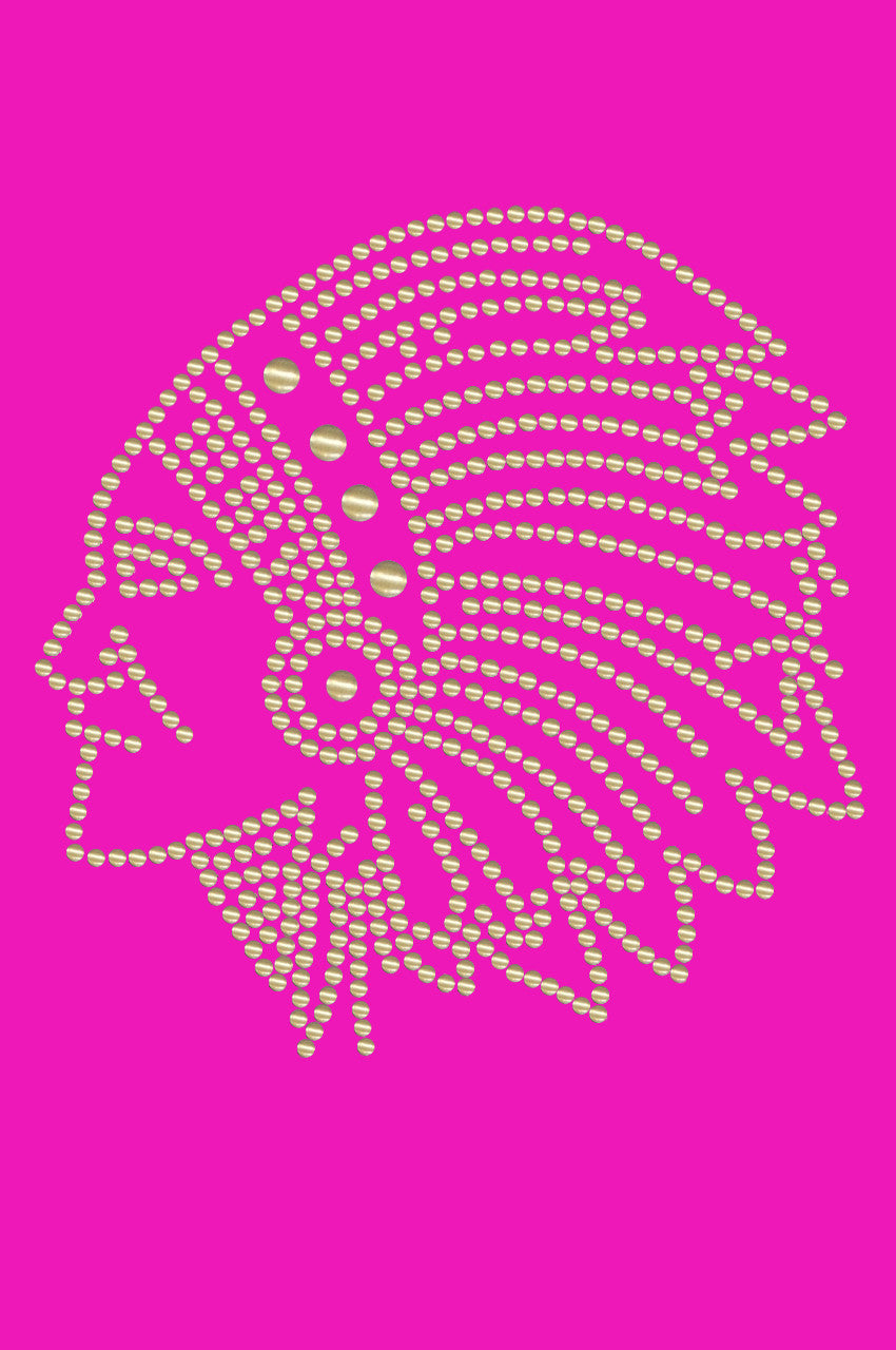 Indian (Gold Nailheads) - Womens T-shirt