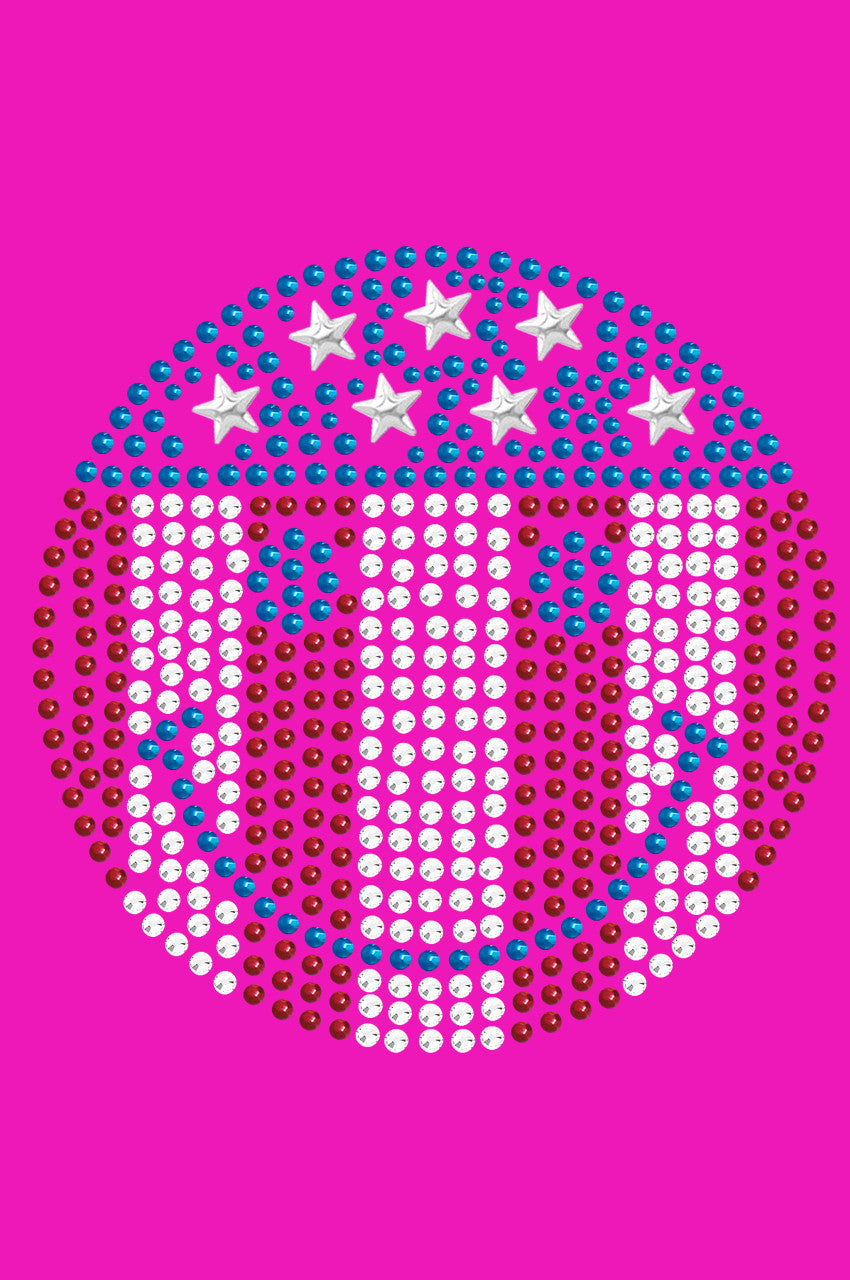 Happy Face Red, White, & Blue - Women's T-shirt