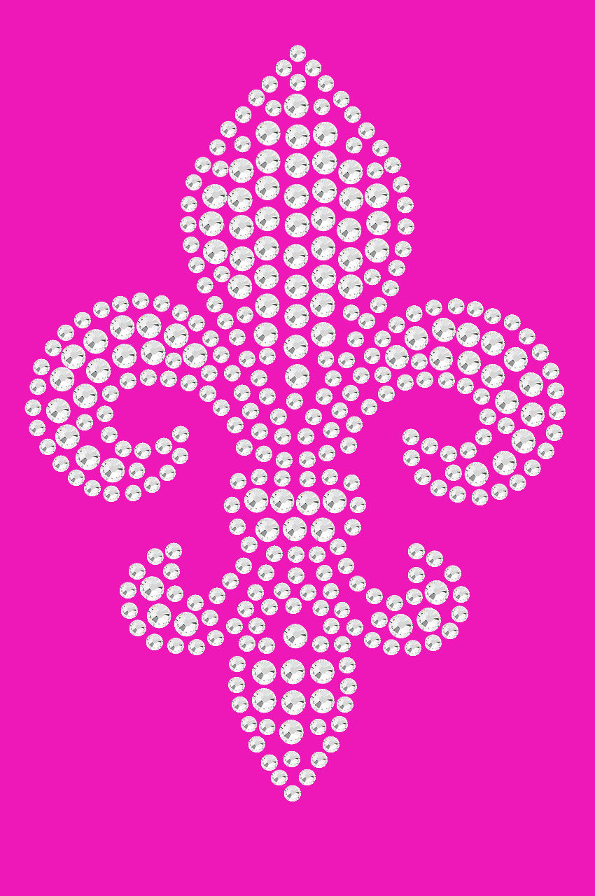 Fleur de Lis (Rhinestone) - Womens T-shirt
