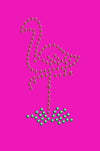 Pink Flamingo in Grass (Small) - Women's T-shirt