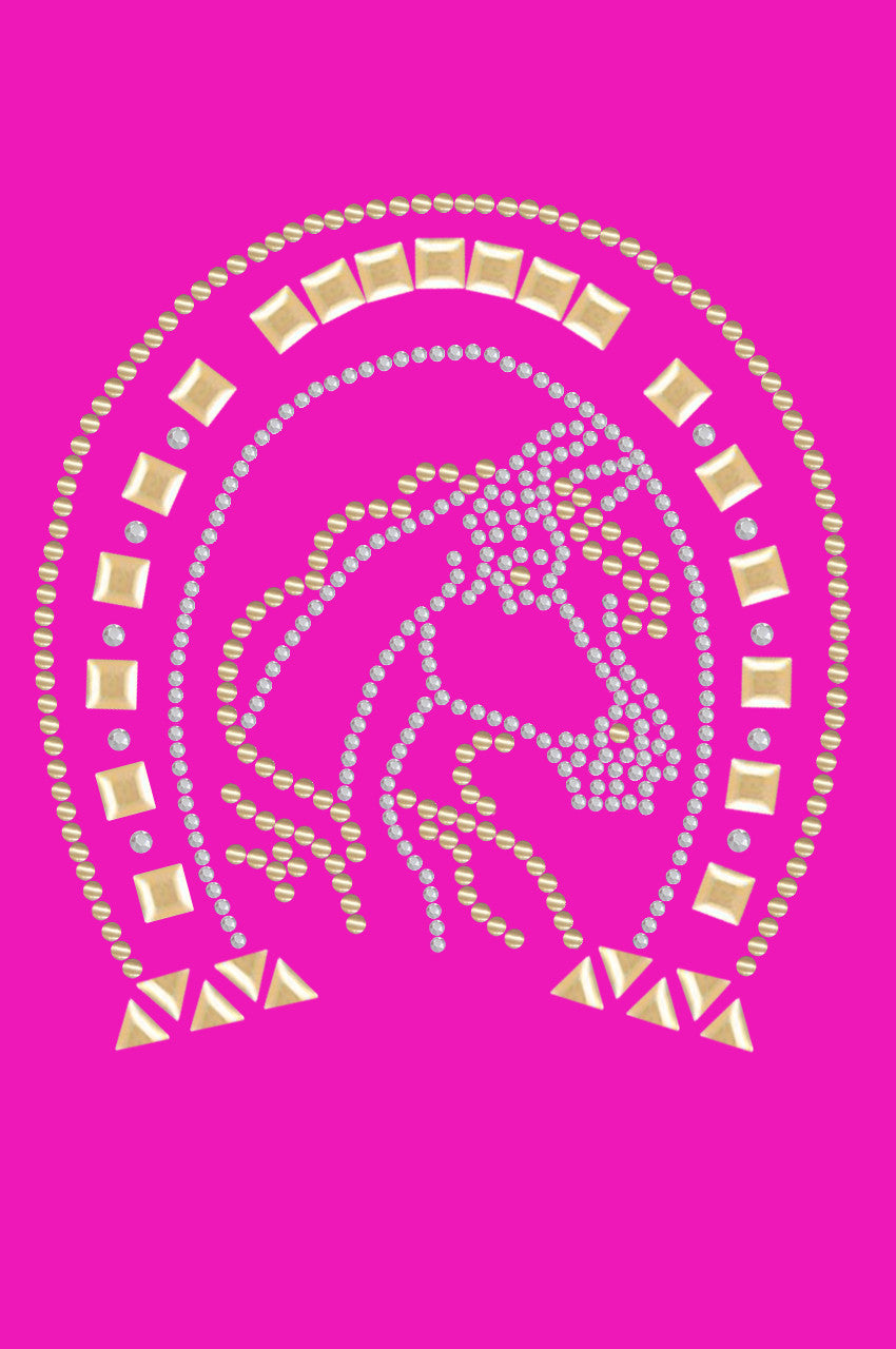 Horse Shoe - Womens T-shirt