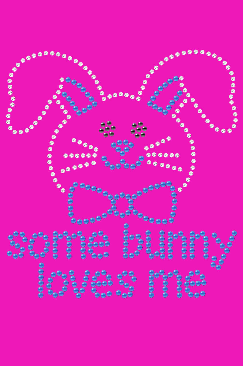 Some Bunny Loves Me (Blue) - Bandanna