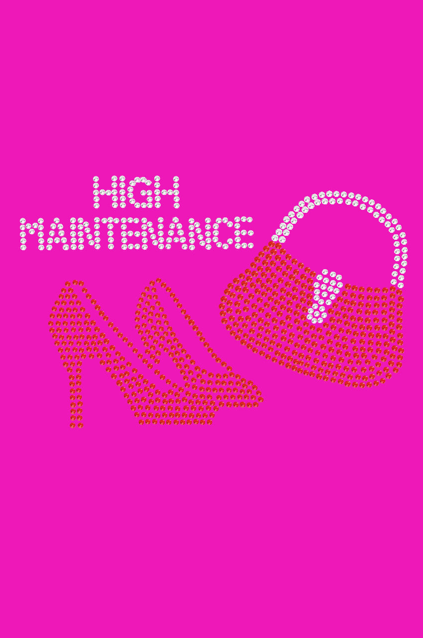 High Maintenance Red Heels & Purse - Womens T-shirt