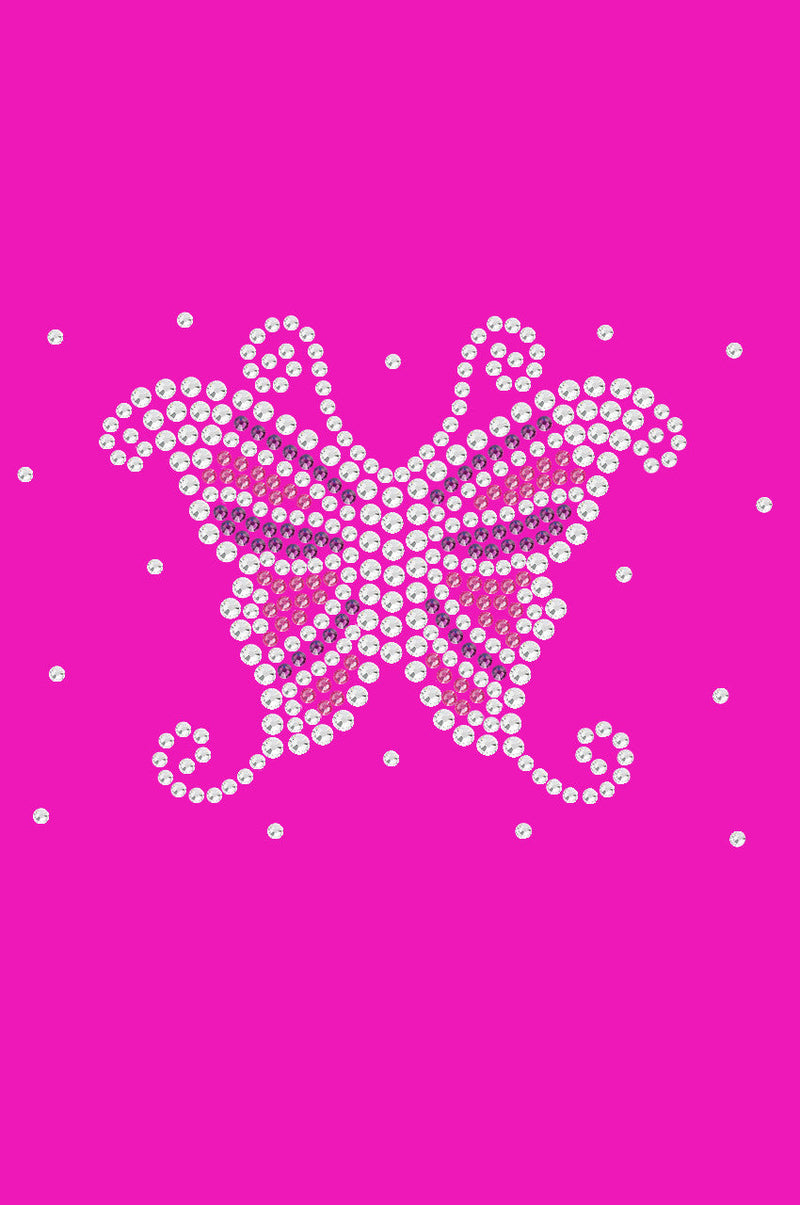 Pink & Purple Butterfly - Women's T-shirt