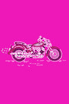 Motorcycle - Large Red & Black - Women's T-shirt