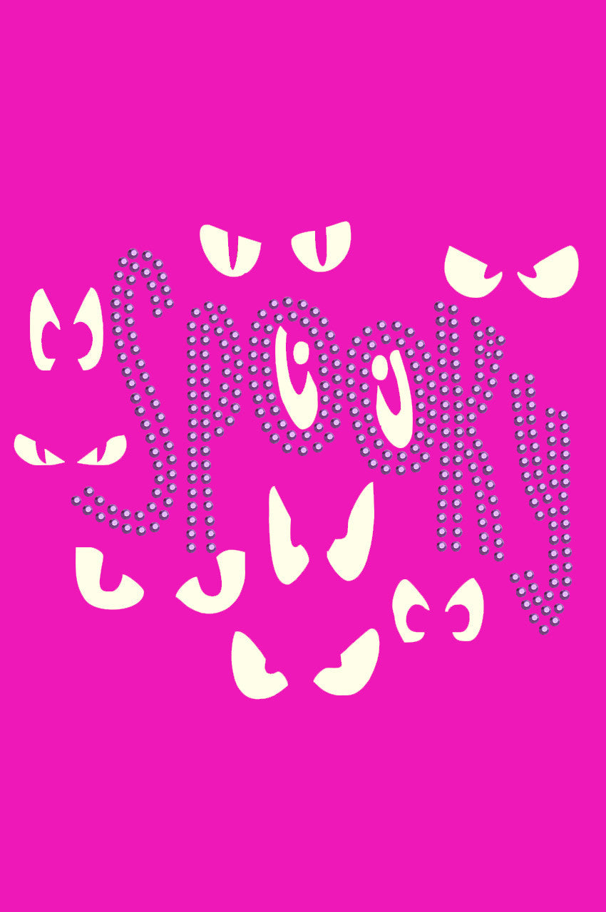 Spooky Glow in the Dark Eyes - Womens Tee