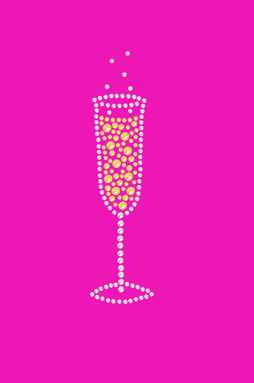 Champagne Flute - Womens T-shirt