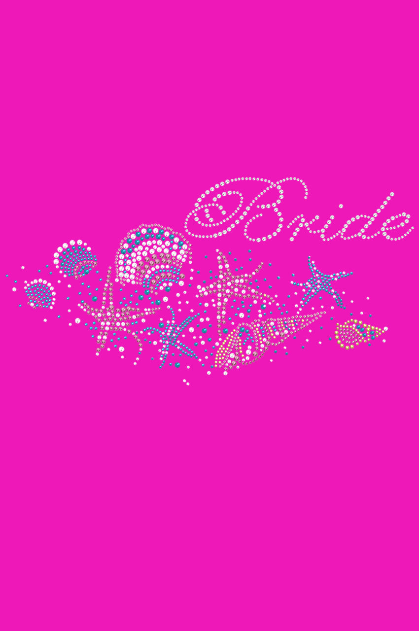 Bride with Seashells- Womens T-shirt