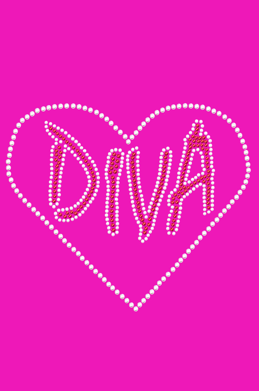 Diva Heart - Womens T-shirt