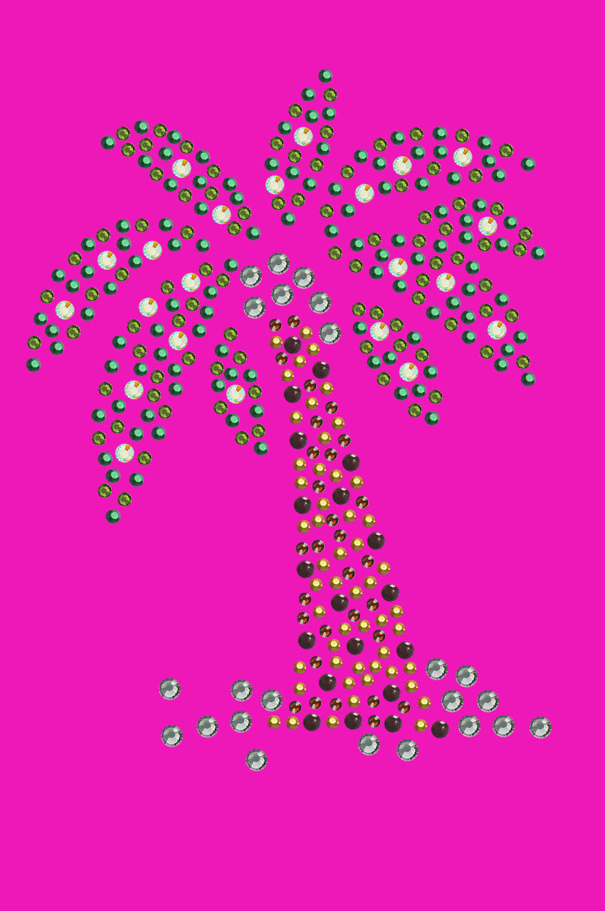 Palm Tree (Green) - Womens T-shirt