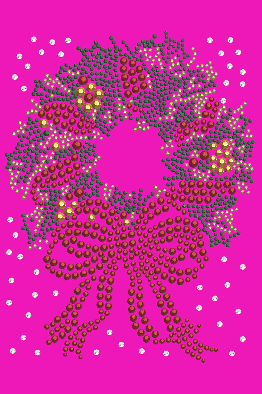 Christmas Wreath - Womens T-shirt