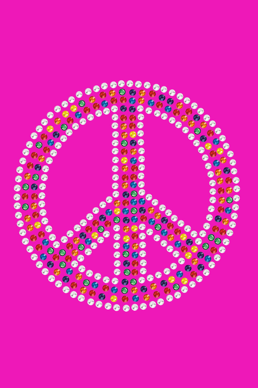 Peace Sign (Multicolor) - Womens T-shirt