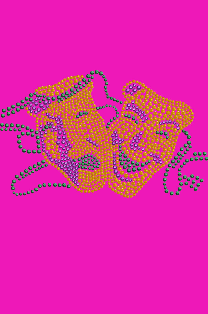 Gold Theater Comedy Tragedy Mask - Women's T-shirt