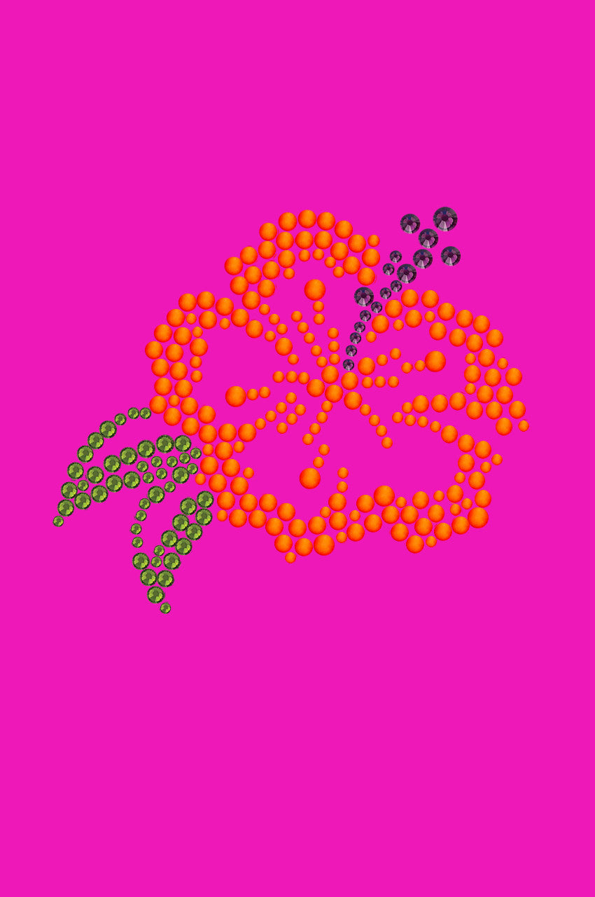 Orange Hibiscus - Bandanna