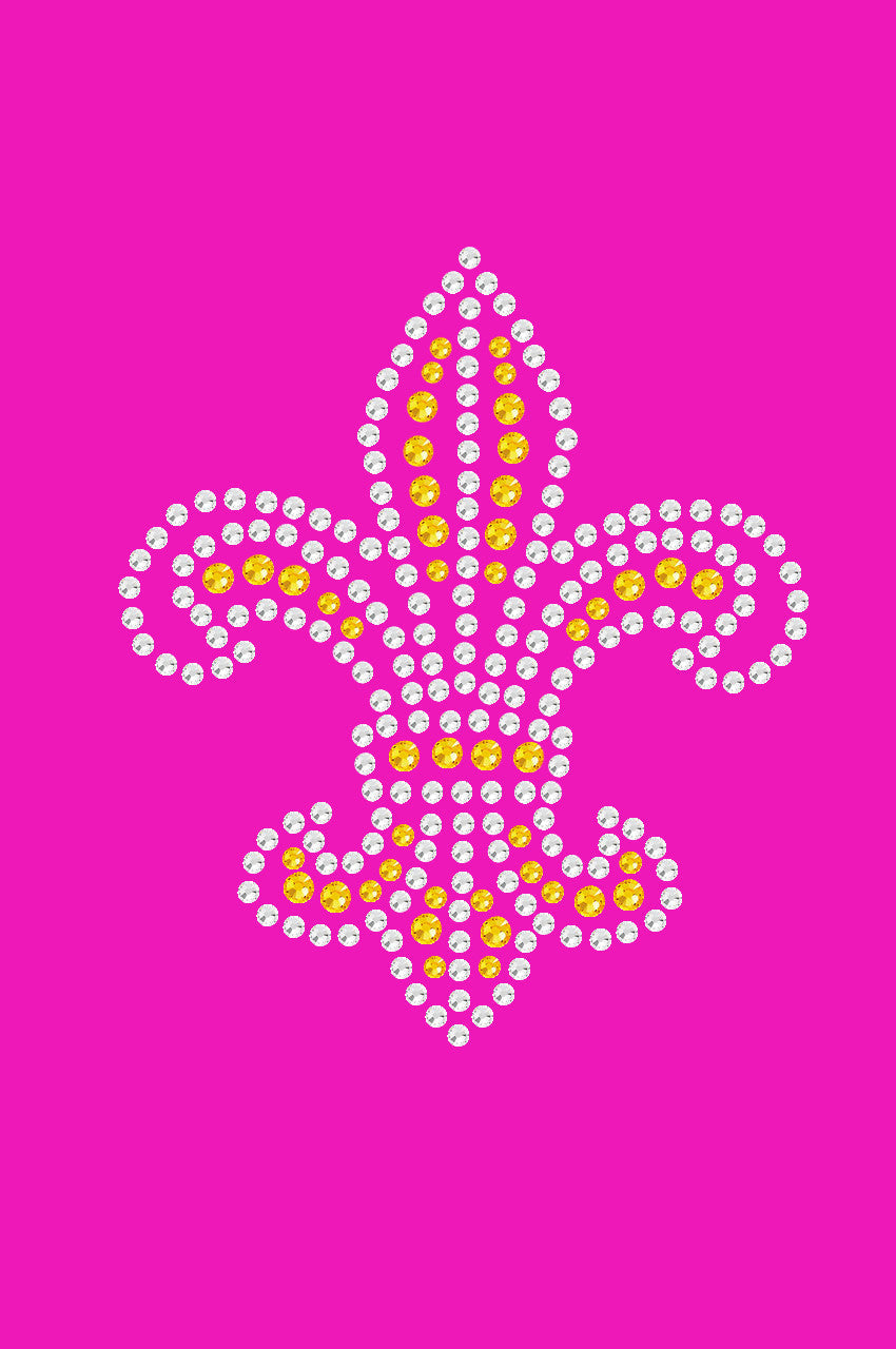 Fleur de Lis (Gold Rhinestones) - Bandanna
