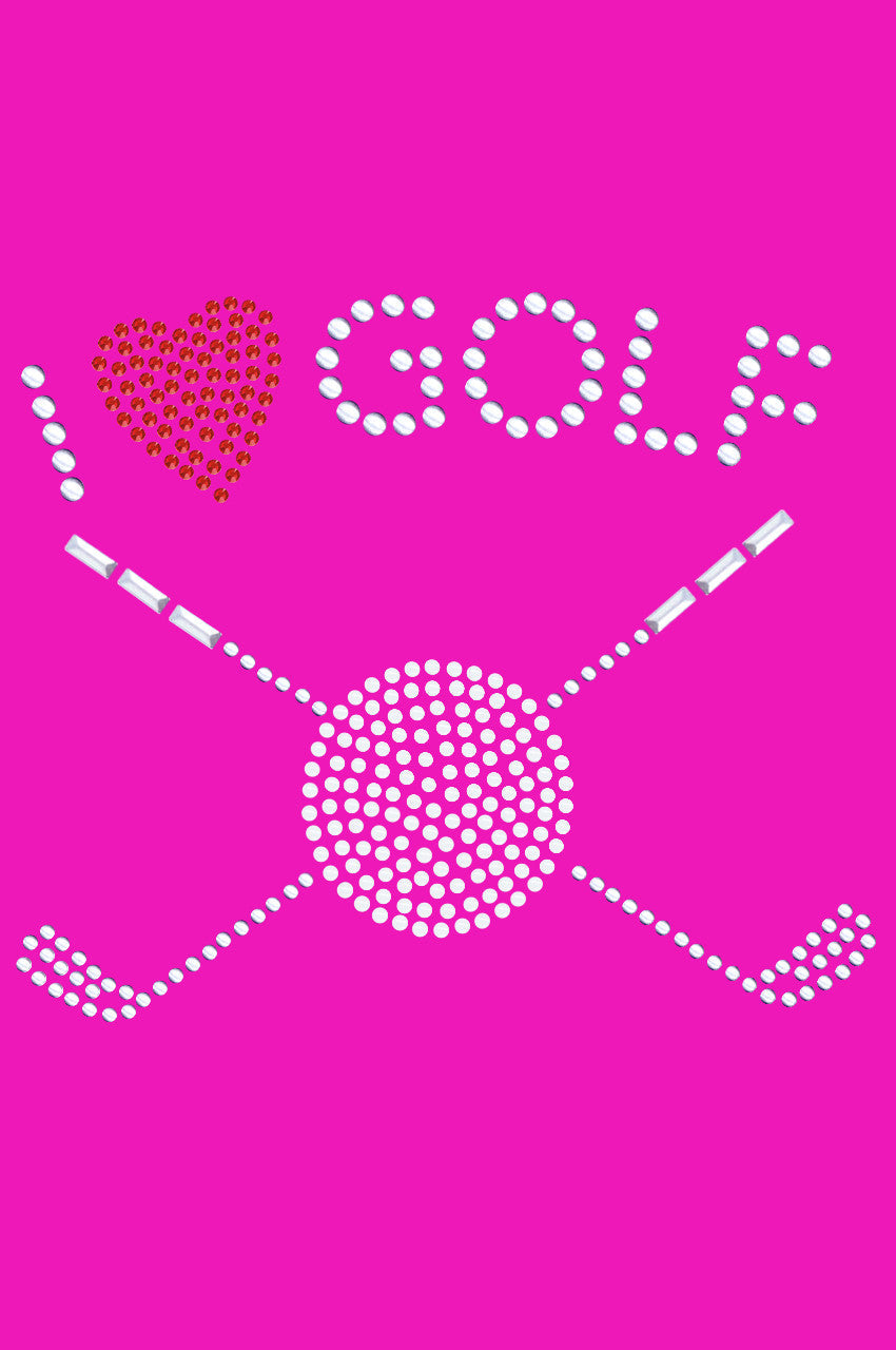 I Love Golf (Small) - Bandana