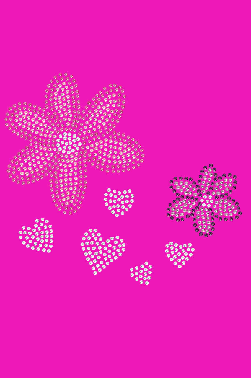 Pink & Purple Flowers - Bandanna