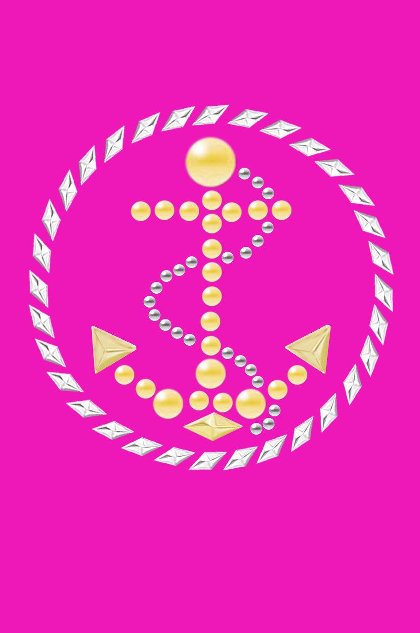 Anchor Circle (Nailhead) - Women's T-shirt