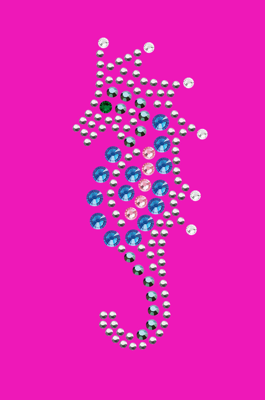 Seahorse (Blue) - Women's T-shirt