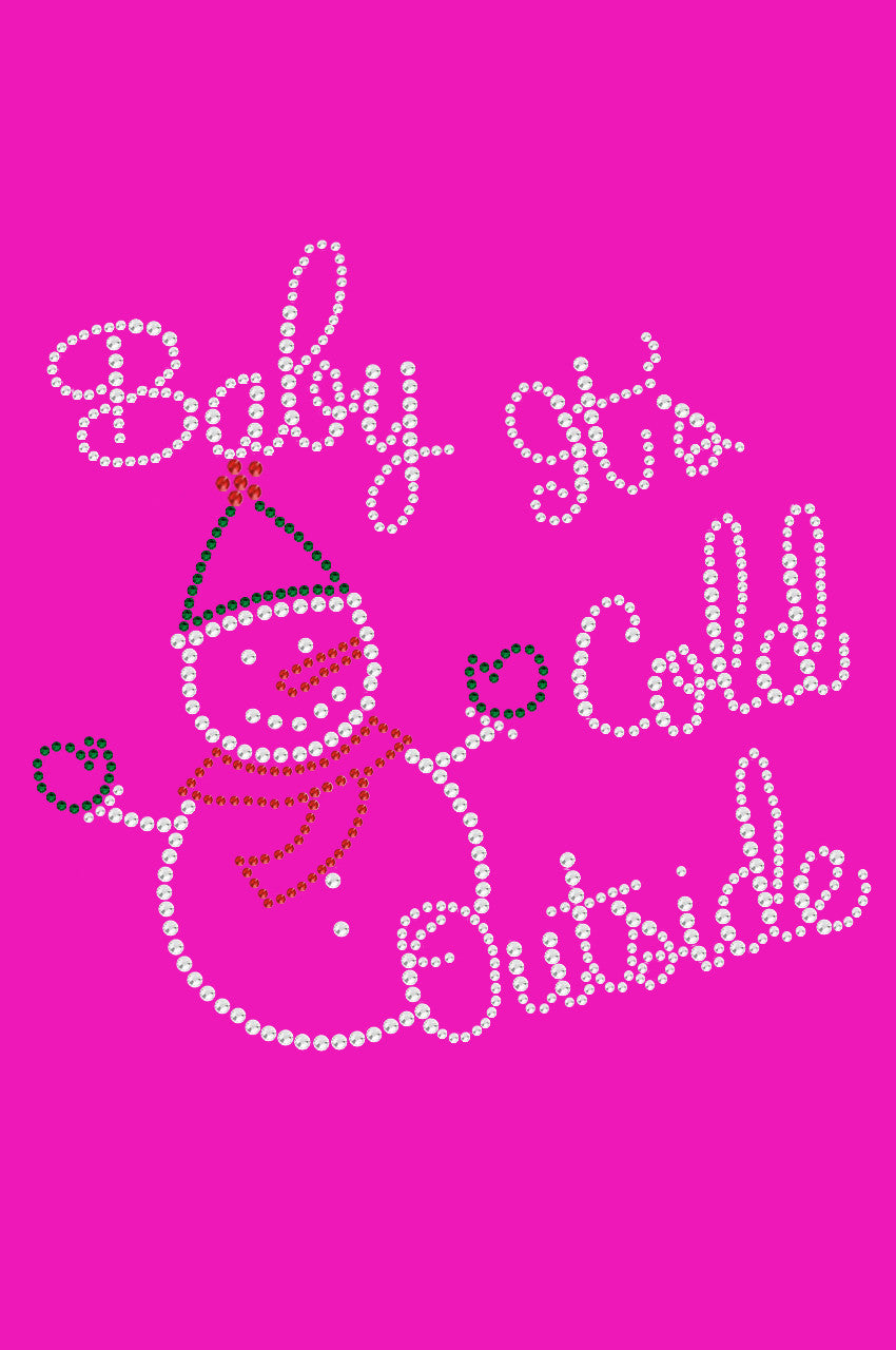 Baby Its Cold Outside Snowman - Womens Tee