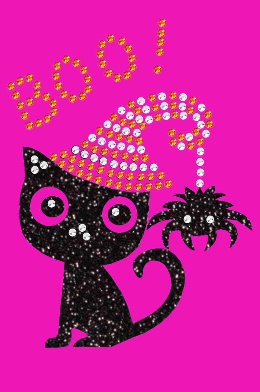 Cat with Spider Hat - Womens T-shirt