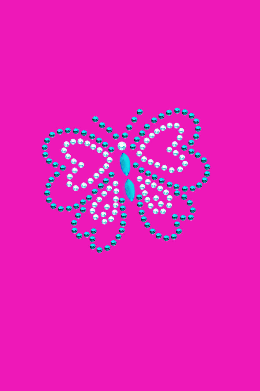 Blue Rhinestud Butterfly - Custom Tutu