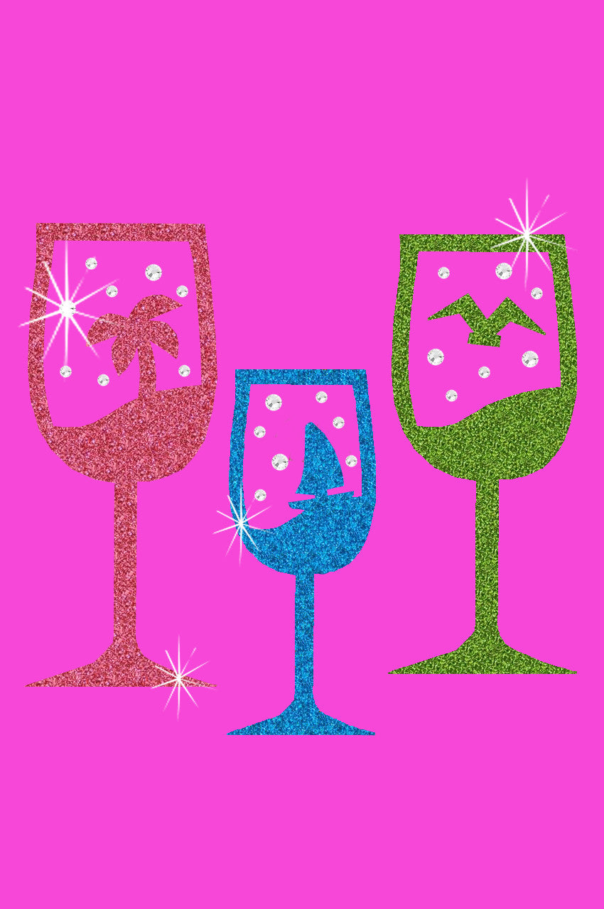 Tropical Glitter Cocktails - Womens Tee