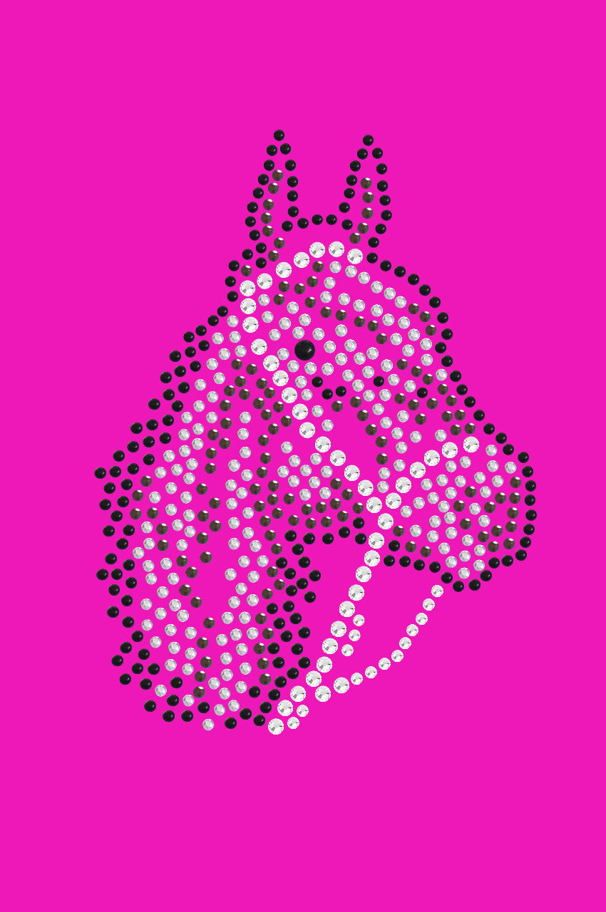 Horse Face (Brown Rhinestuds) - Women's T-shirt