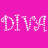 Diva (Silver Rhinestuds) - Women's T-shirt