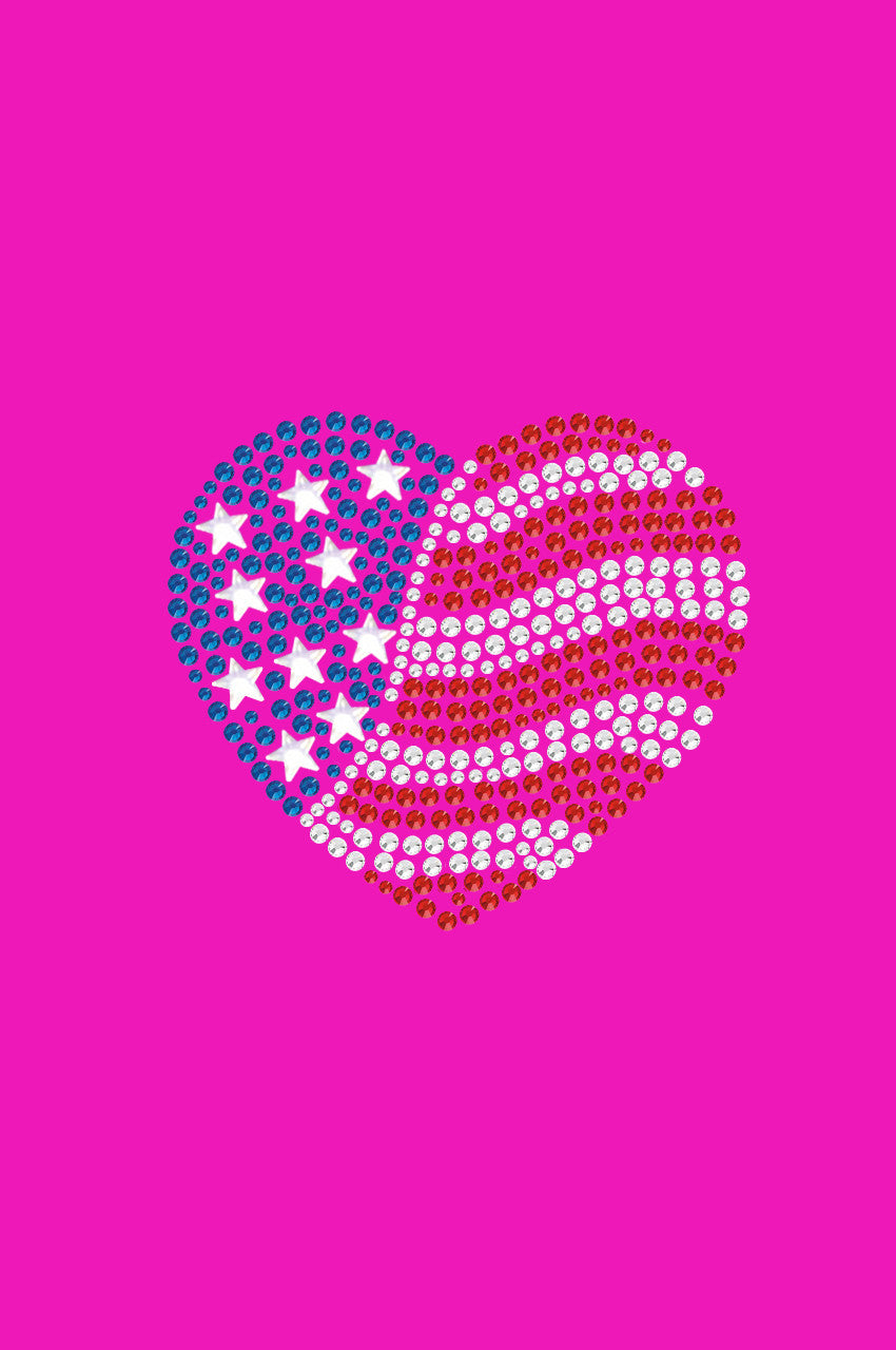 Patriotic Heart 2 Bandanna