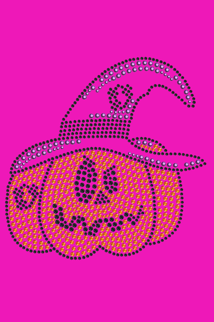 Jack O'Lantern with Hat - Women's T-shirt