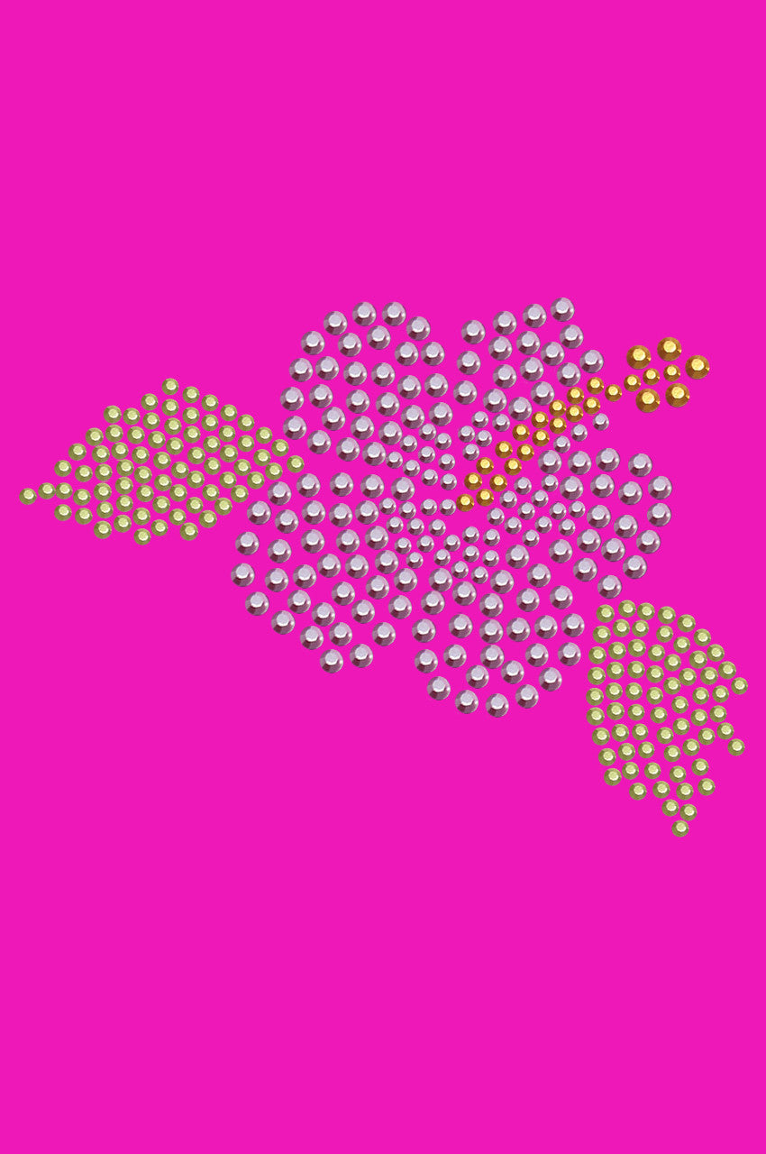 Small Light Pink Hibiscus - Bandanna