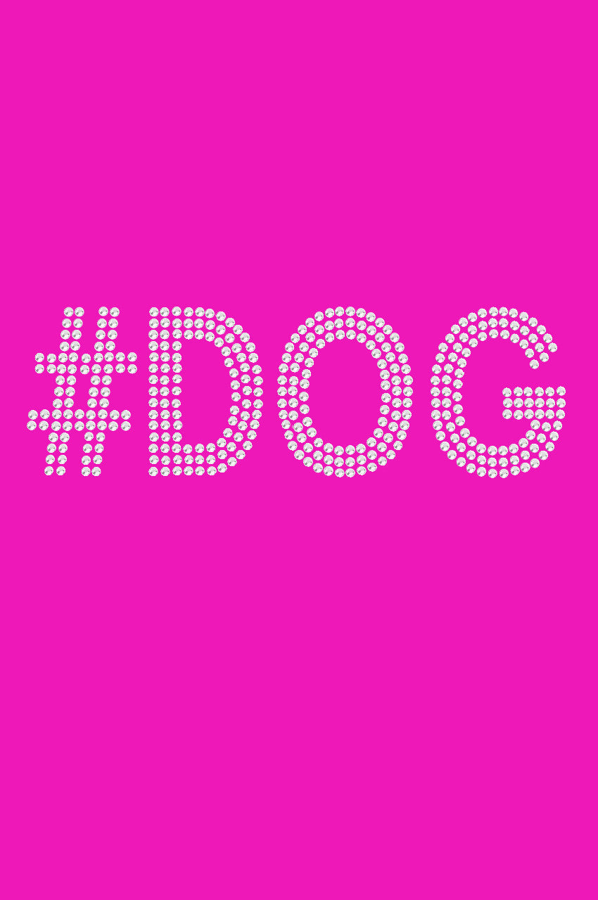 DOG (Rhinestone) - Womens T-shirt