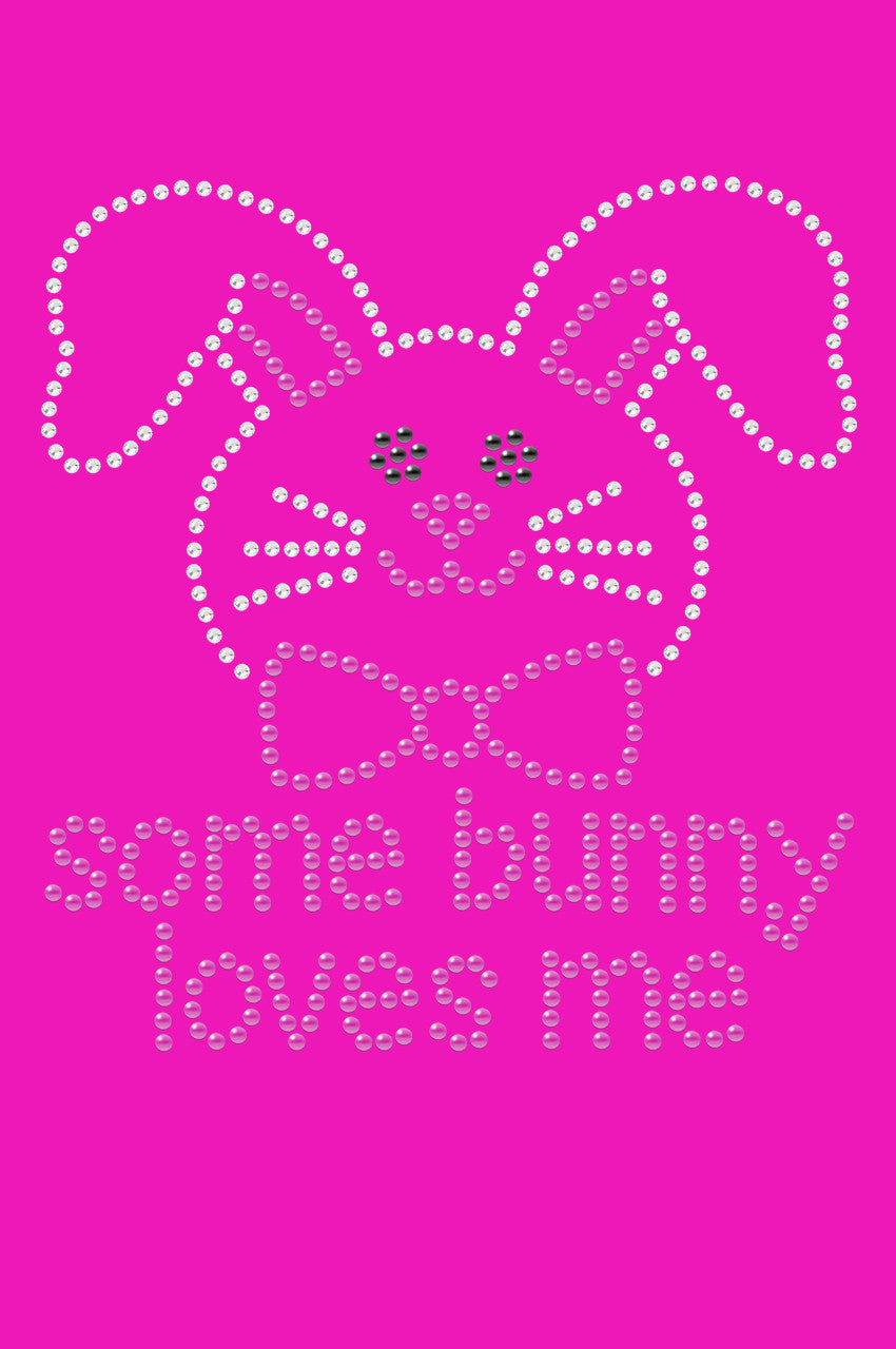 Some Bunny Loves Me (Pink) - Bandanna