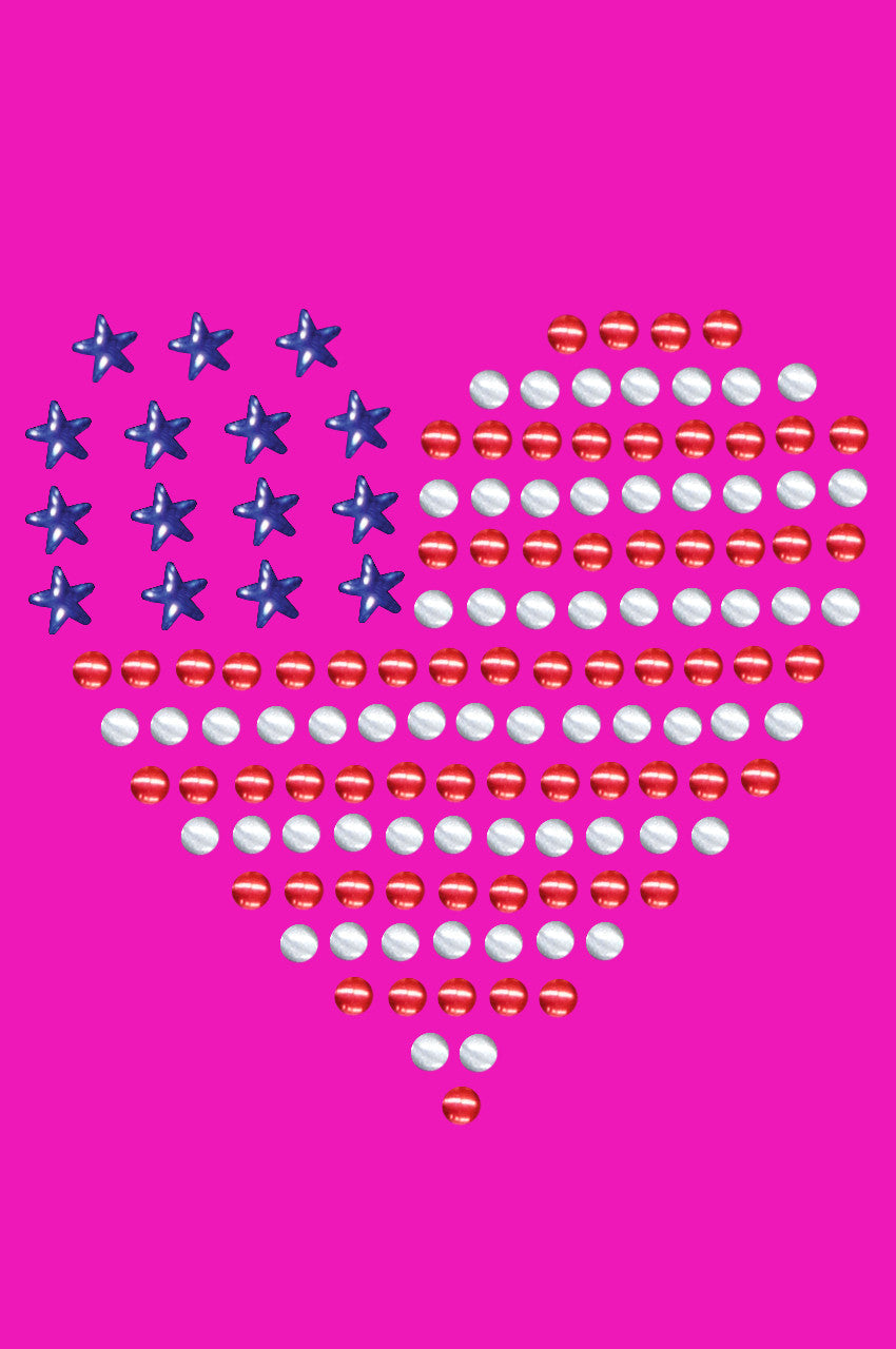 Patriotic Heart 1 Bandanna